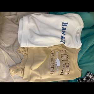 bundle of romwe sweatshirts